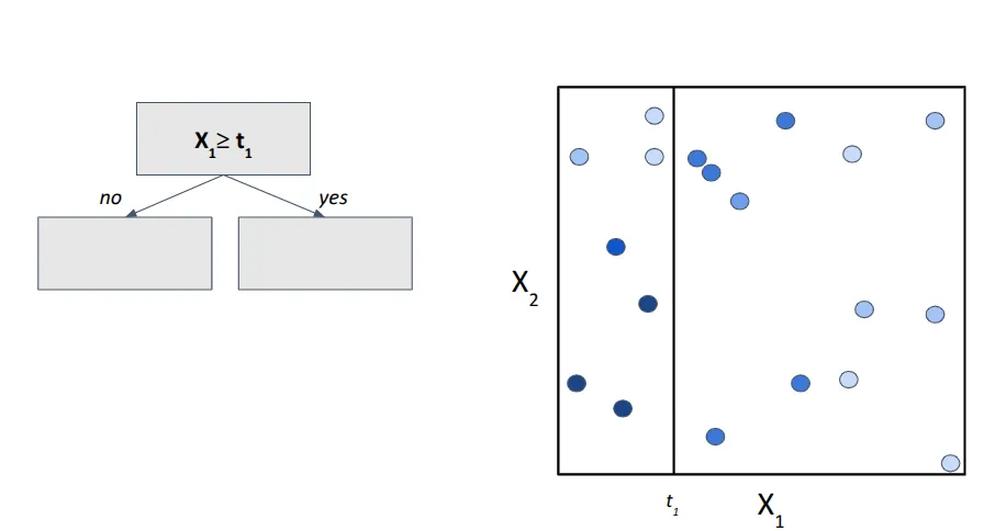 Figure 3. First split.